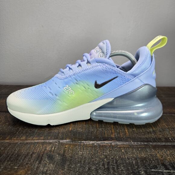 NEW Nike Air Max 270 Womens Size 6.5 Running Shoes Blue Green White IB7937-468 - Picture 5 of 11